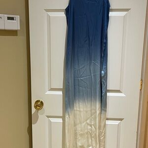 Dear John ombré Blue slip Dress